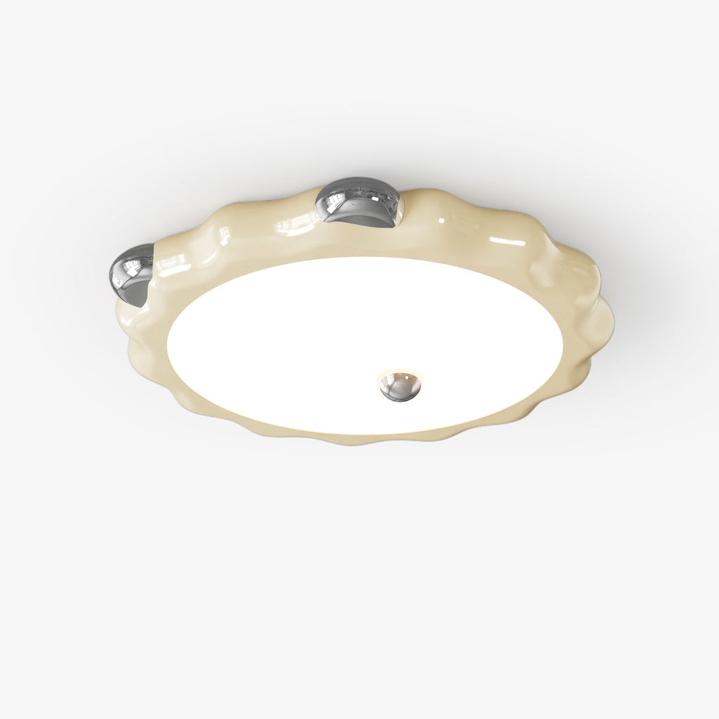 Cream Puffering Ceiling Light by FIFTH & BEAM — product view 1