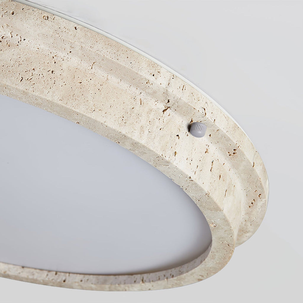 Soren Travertine Ceiling Lamp by FIFTH & BEAM — product view 5