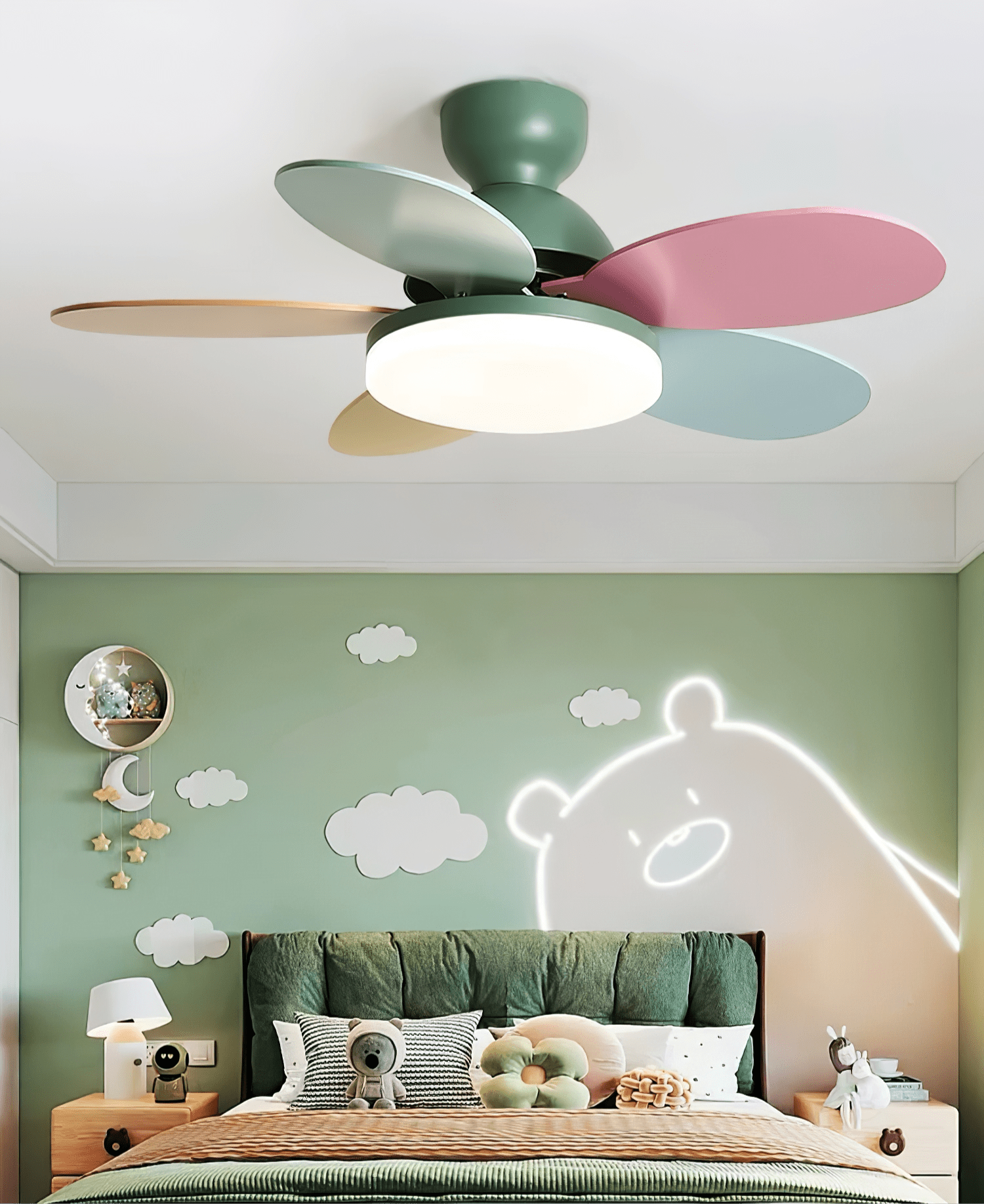 Petalo Ceiling Fan Light by FIFTH & BEAM — product view 25