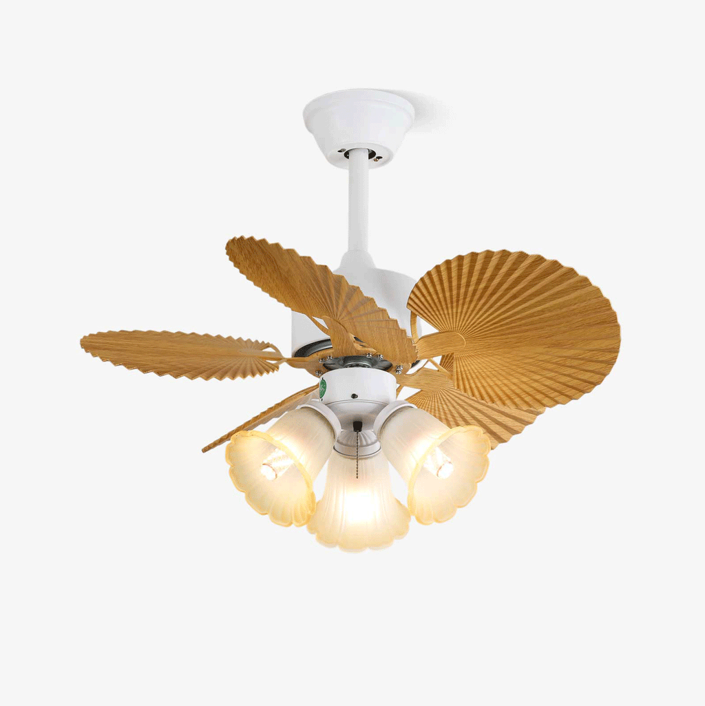 Palmera Bloom Ceiling Fan Light by FIFTH & BEAM — product view 1