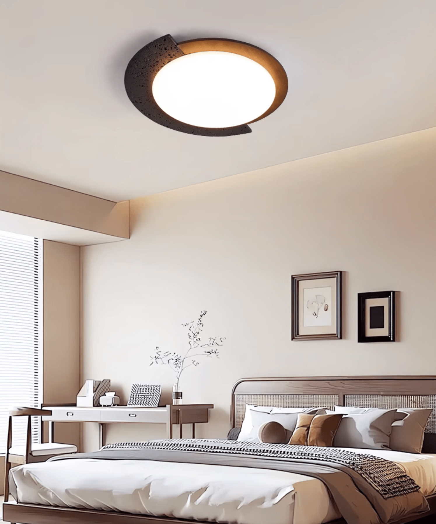 Blackhole Stone Ceiling Light by FIFTH & BEAM — product view 11