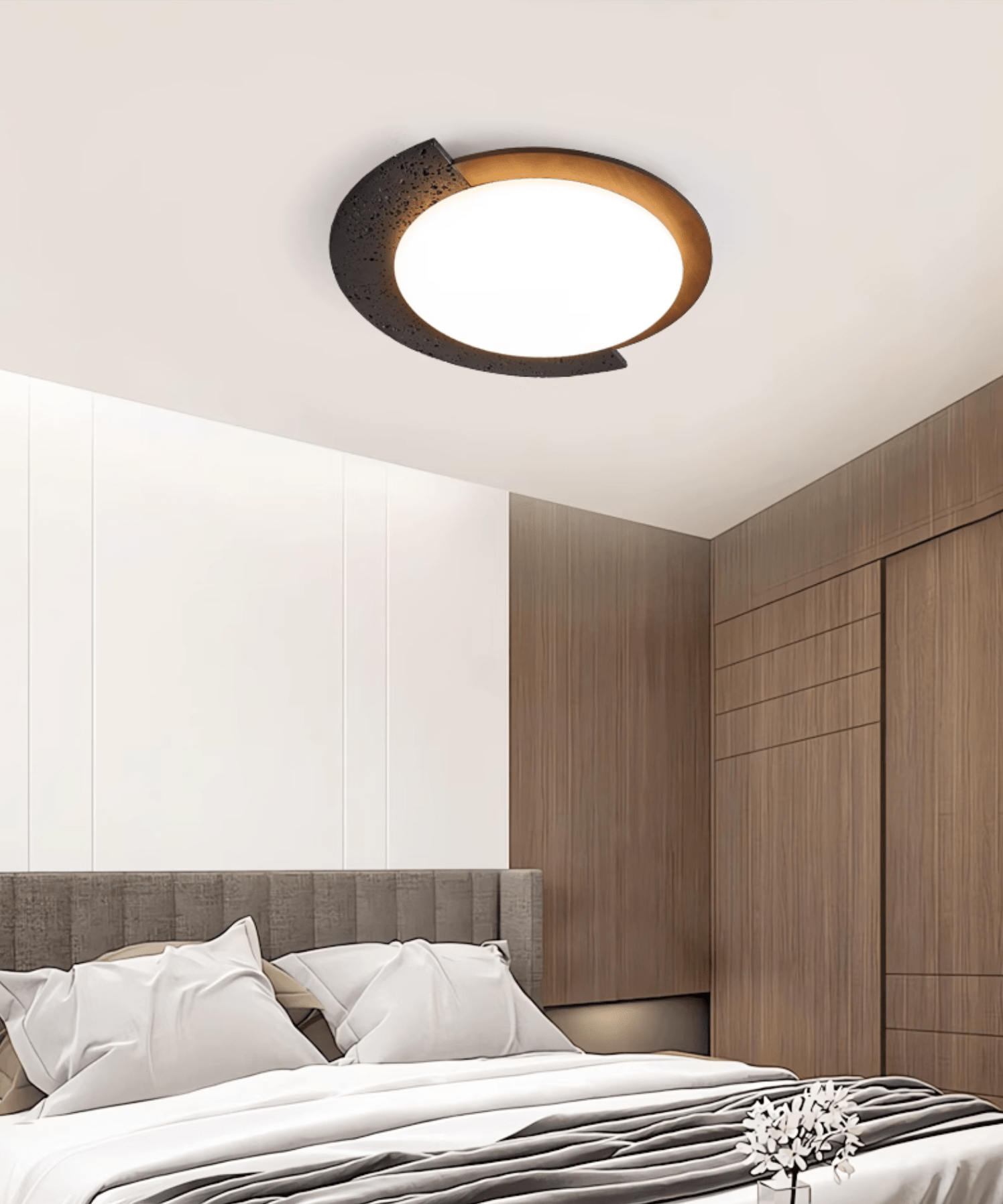 Blackhole Stone Ceiling Light by FIFTH & BEAM — product view 12