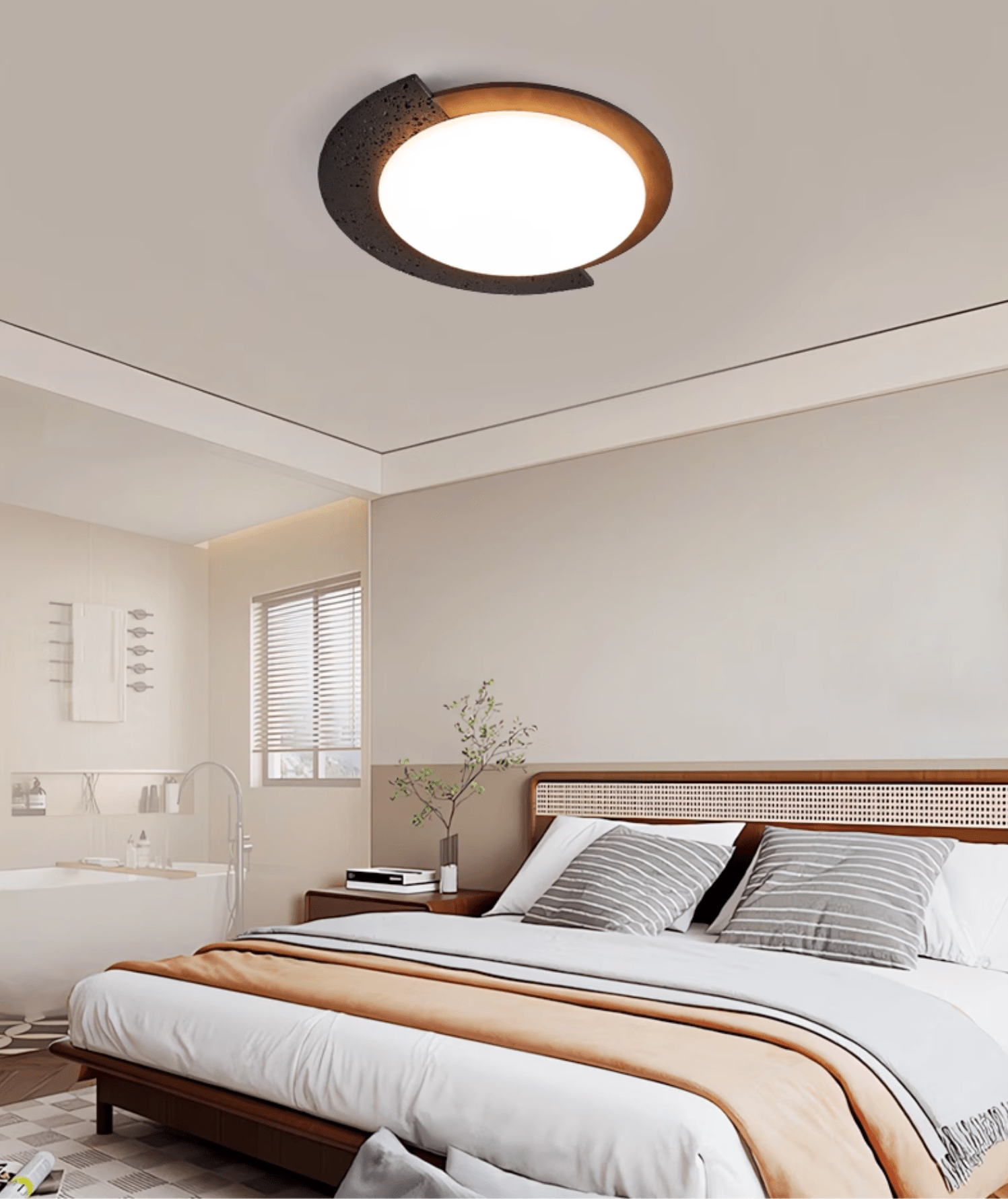 Blackhole Stone Ceiling Light by FIFTH & BEAM — product view 13