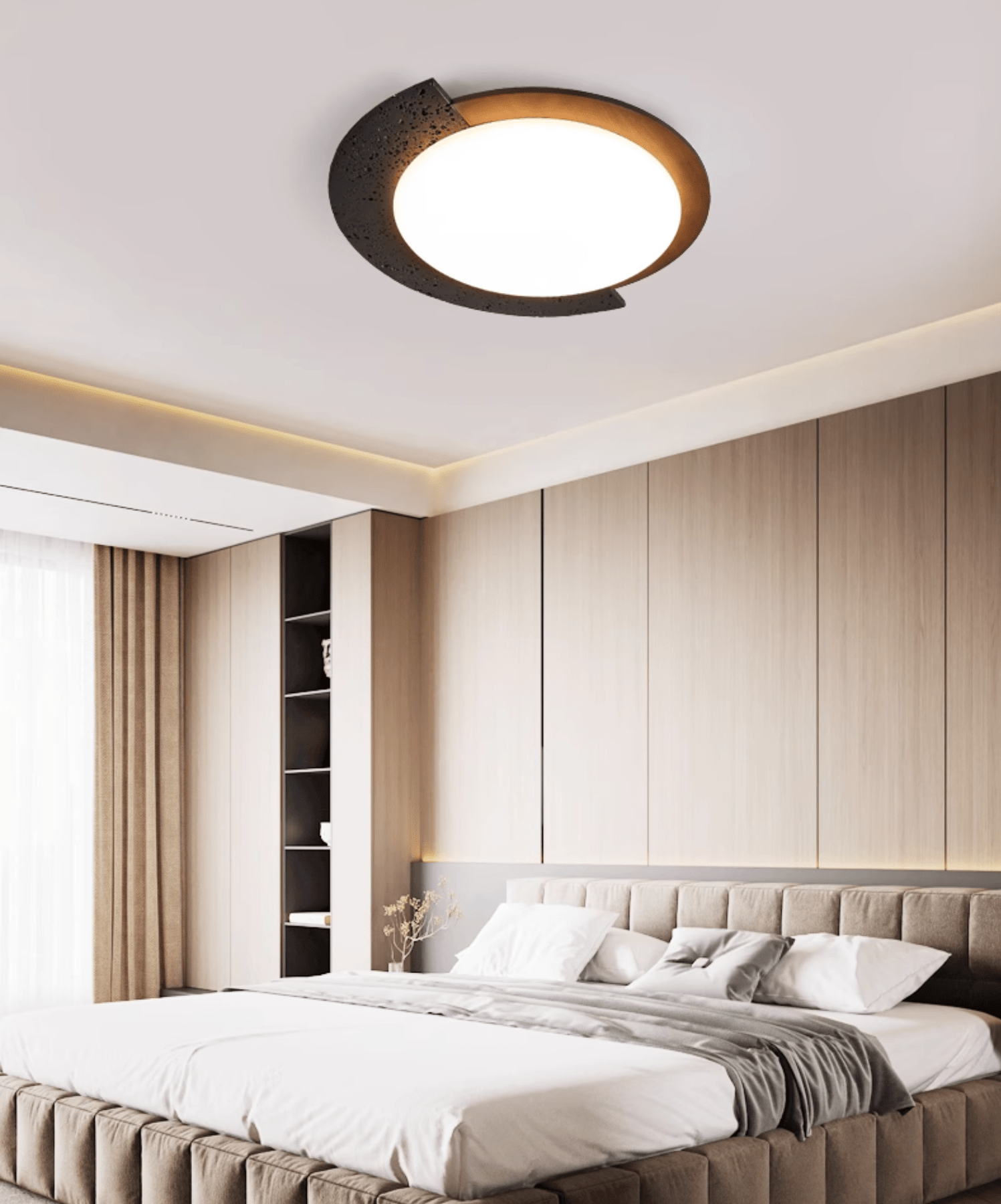 Blackhole Stone Ceiling Light by FIFTH & BEAM — product view 14