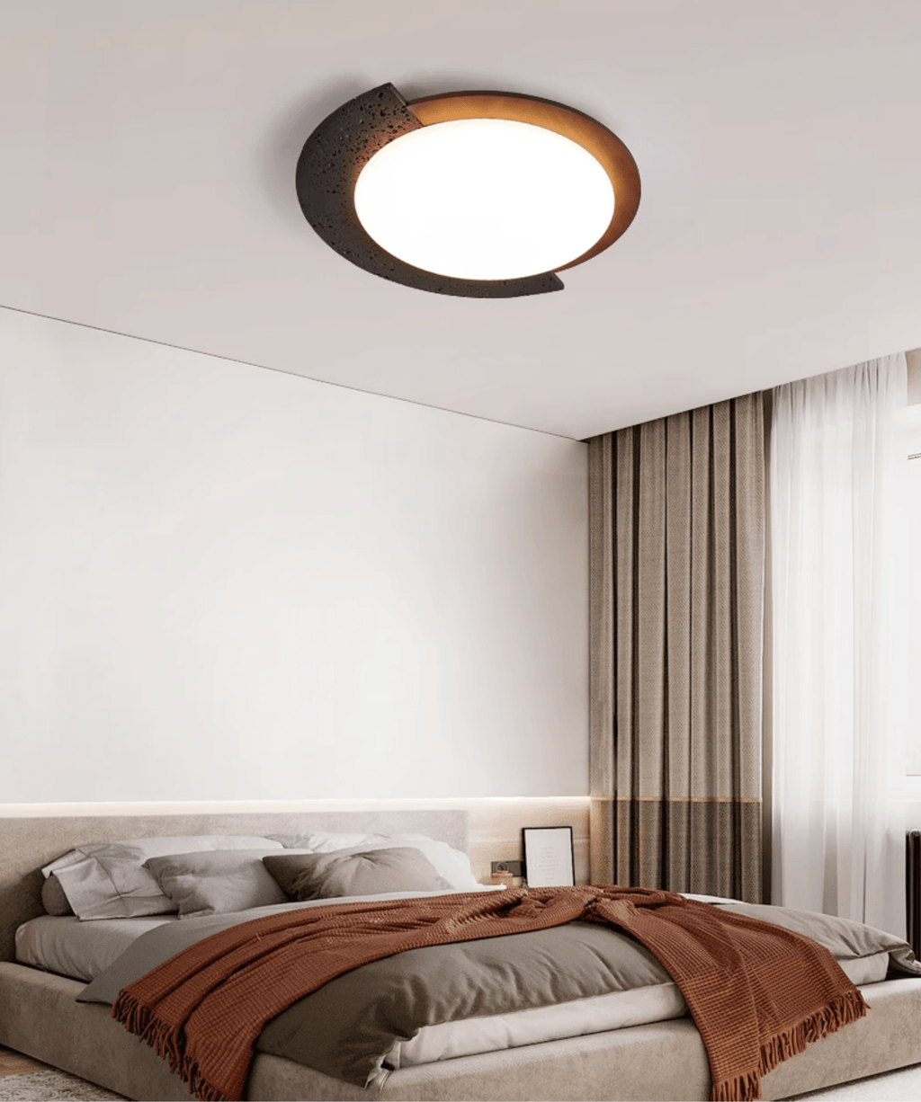 Blackhole Stone Ceiling Light by FIFTH & BEAM — product view 2