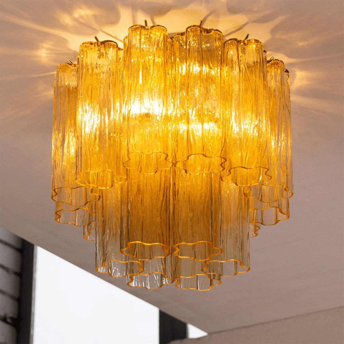 Murano Tubes Ceiling Lamp by FIFTH & BEAM — product view 17