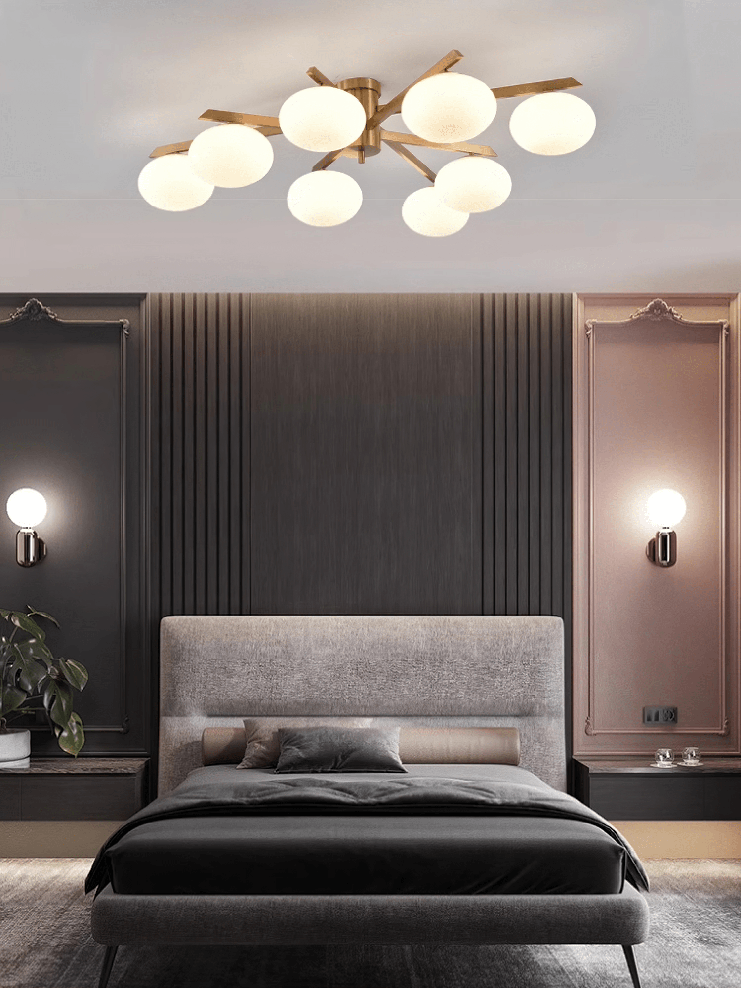 Astrora Globe Ceiling Light by FIFTH & BEAM — product view 2