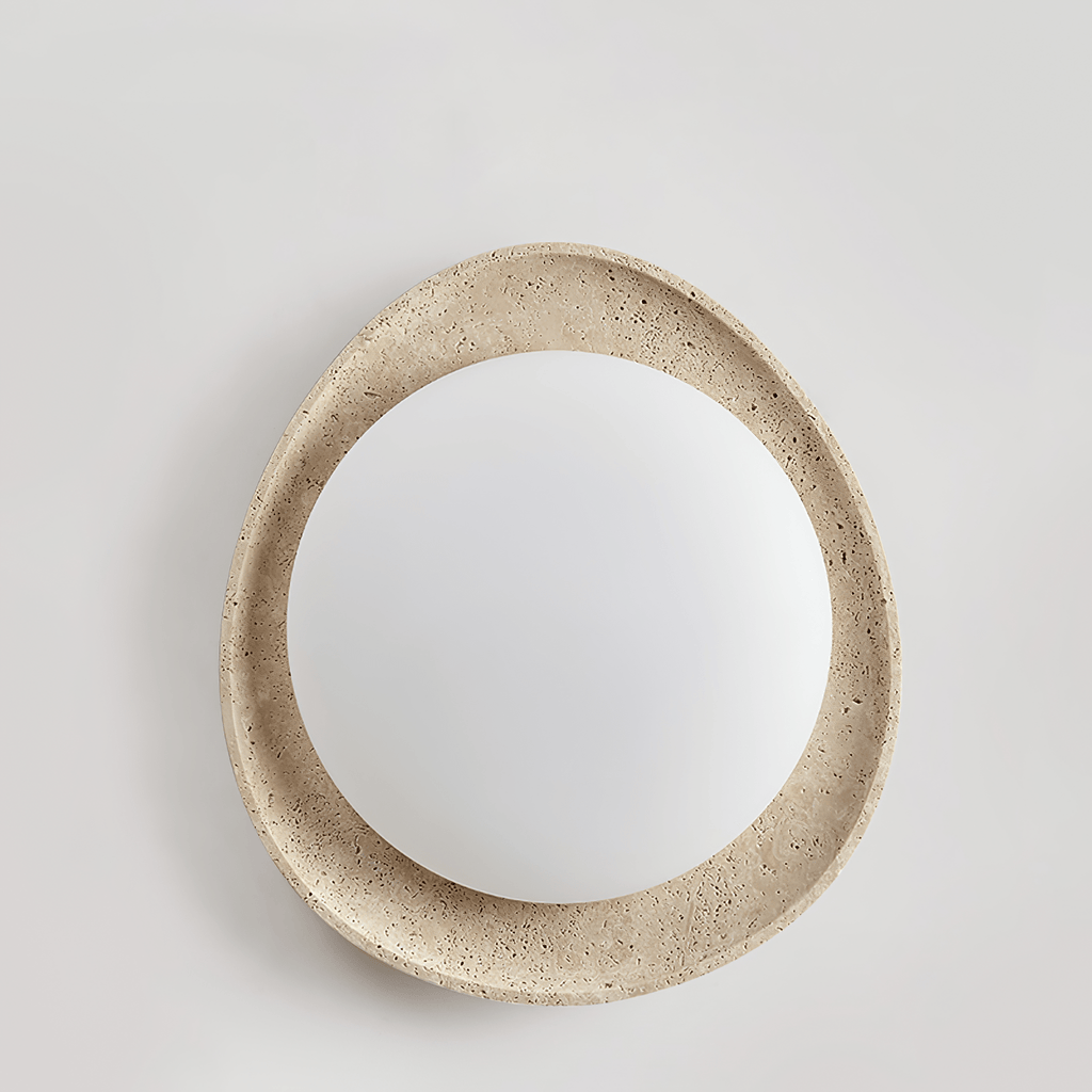 Orolume Travertine Ceiling Light by FIFTH & BEAM — product view 2