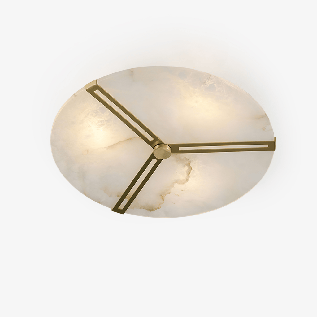 Clocks Alabaster Ceiling Light by FIFTH & BEAM — product view 1