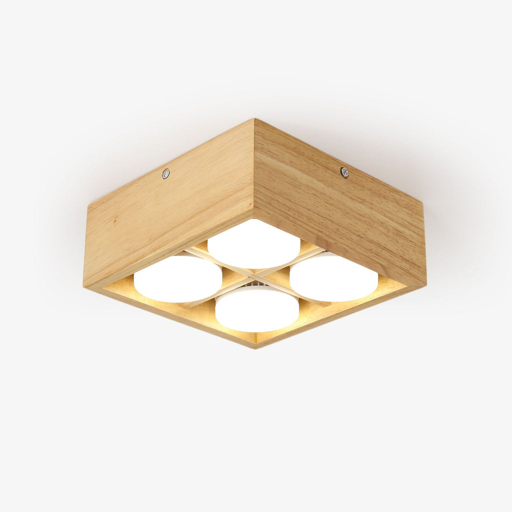 Cobra Wood Ceiling Light by FIFTH & BEAM — product view 1