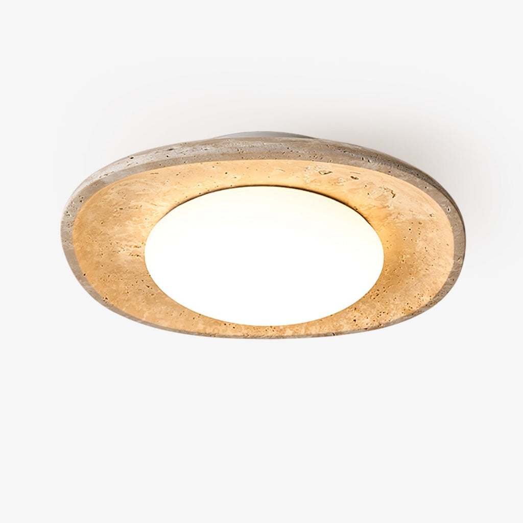 Luma Travertine Ceiling Light by FIFTH & BEAM — product view 9