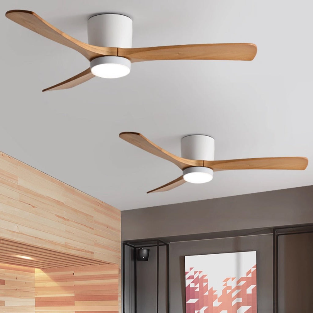 Nordic Wooden 42"/48"/52" Ceiling Fan Light by FIFTH & BEAM — product view 21