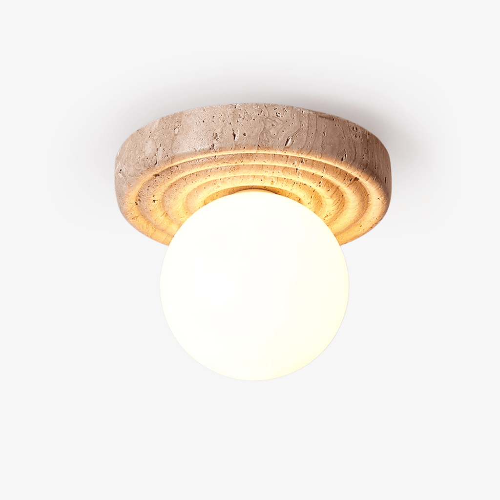 Elira Travertine Ceiling Light by FIFTH & BEAM — product view 1