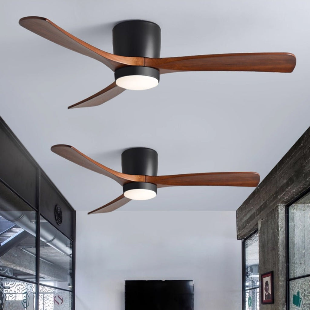Nordic Wooden 42"/48"/52" Ceiling Fan Light by FIFTH & BEAM — product view 42