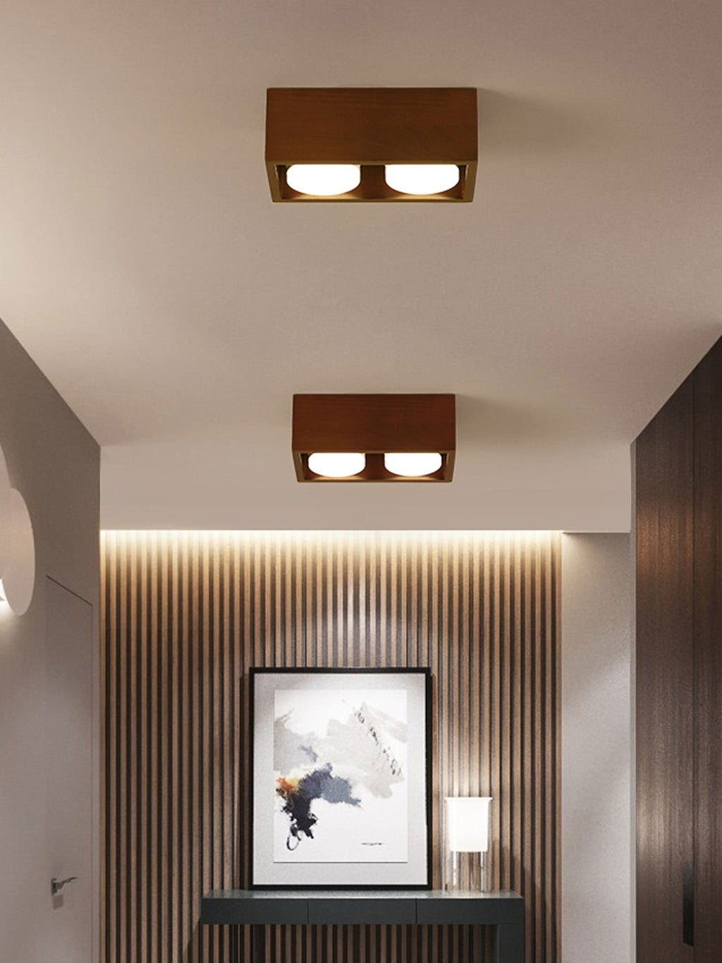 Cobra Wood Ceiling Light by FIFTH & BEAM — product view 32