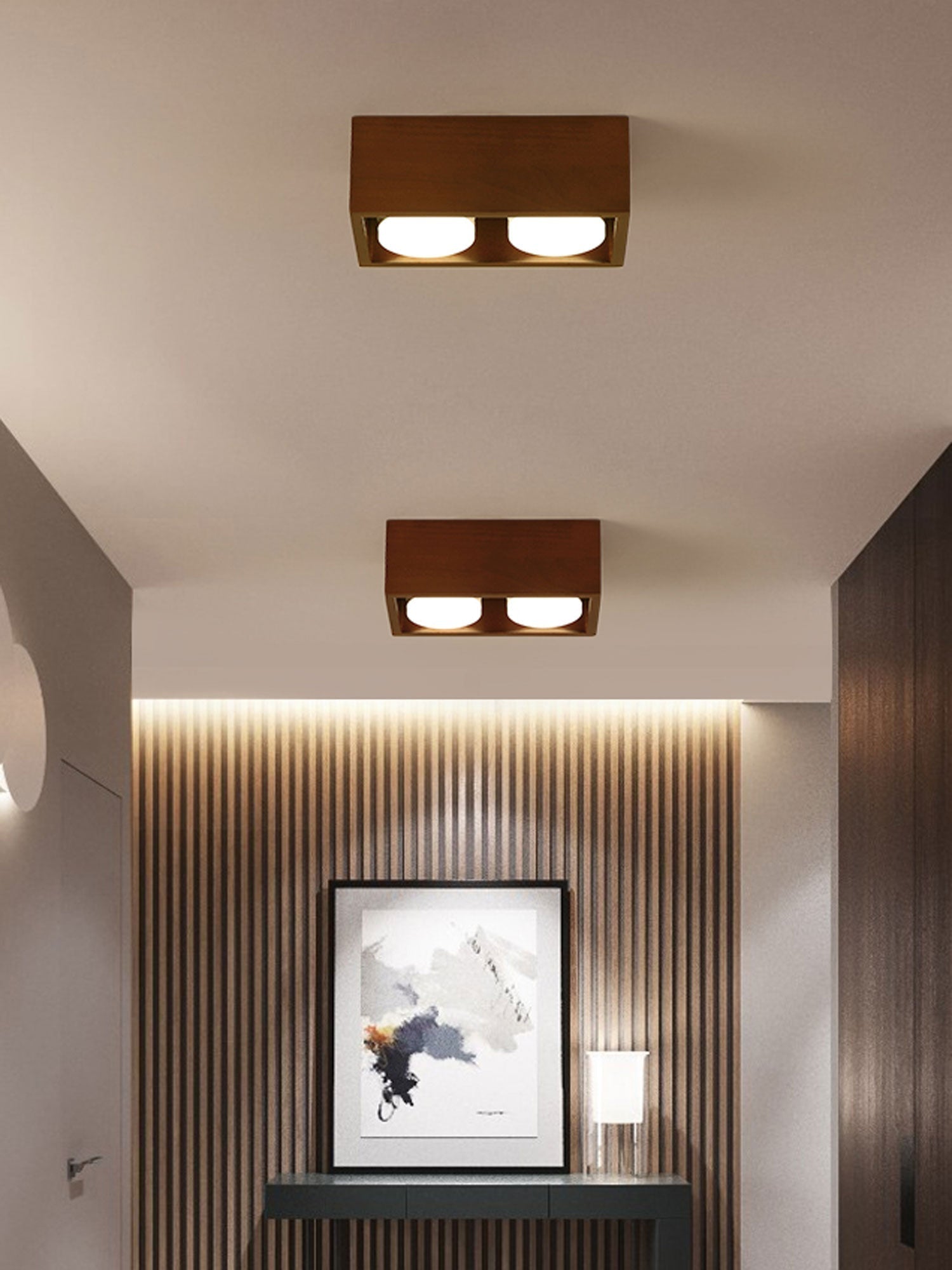 Cobra Wood Ceiling Light by FIFTH & BEAM — product view 32