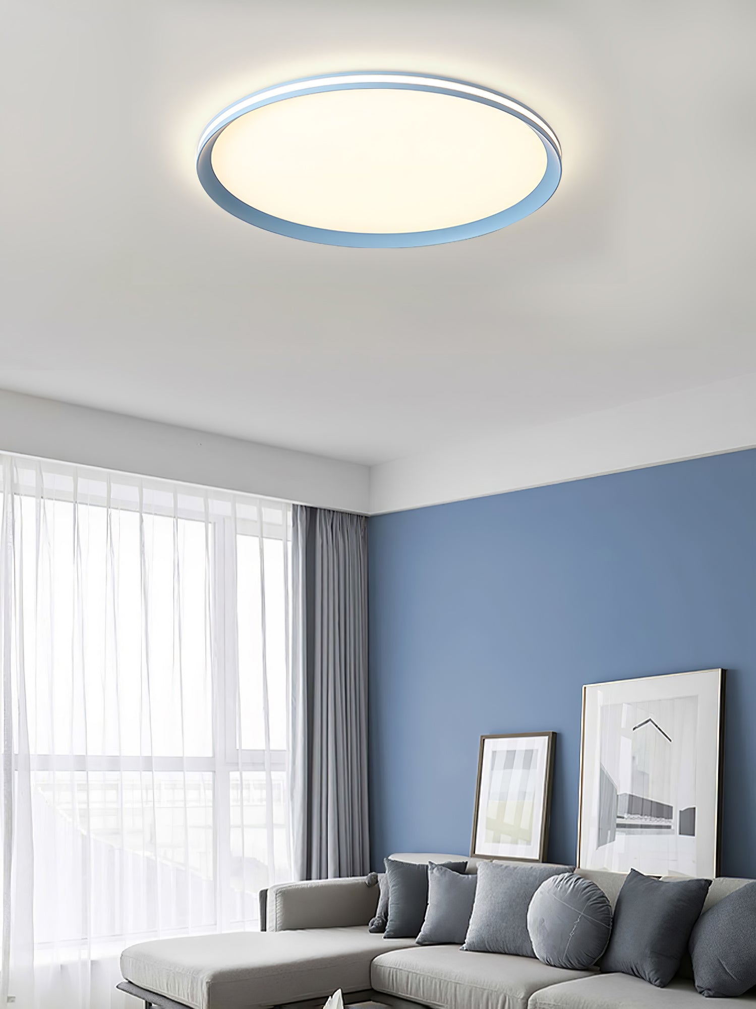 Acrylic Circular LED Ceiling Light by FIFTH & BEAM — product view 8