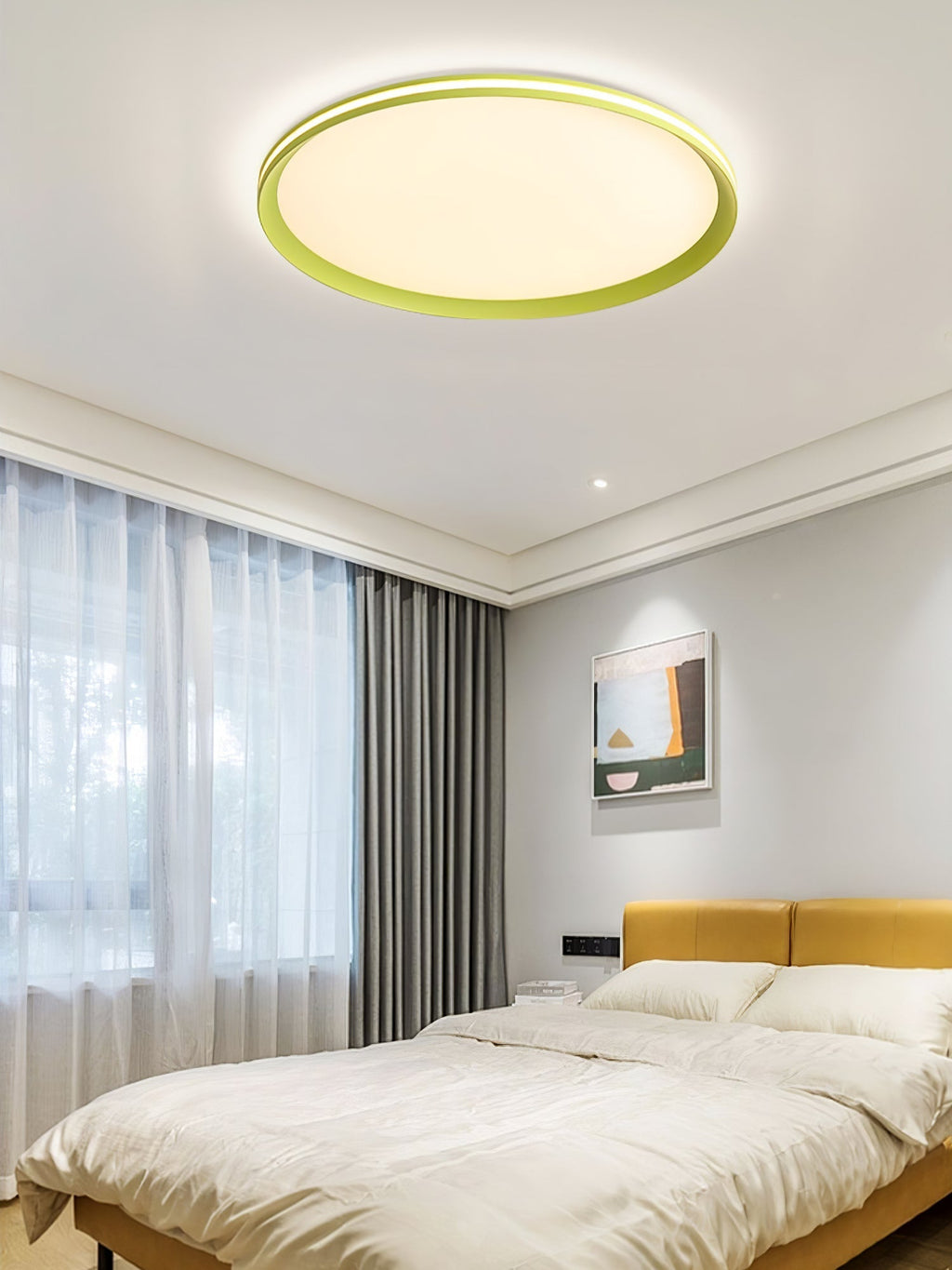 Acrylic Circular LED Ceiling Light by FIFTH & BEAM — product view 10