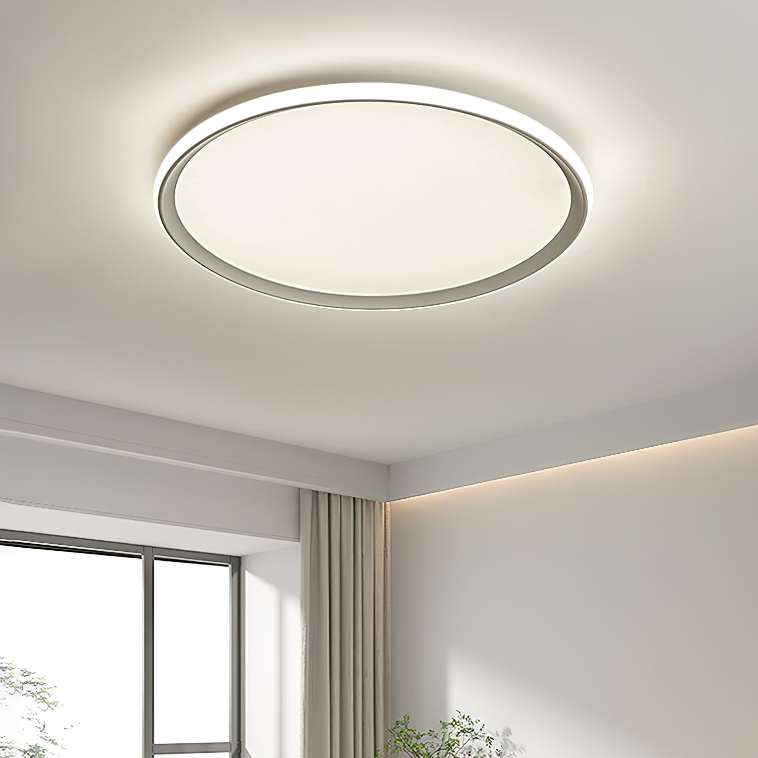 Acrylic Circular LED Ceiling Light by FIFTH & BEAM — product view 2