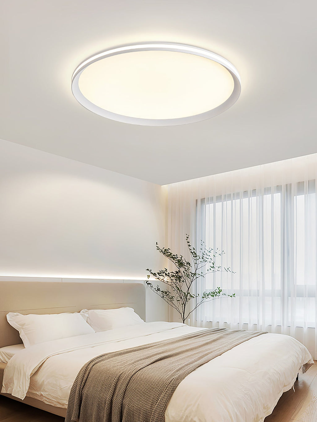 Acrylic Circular LED Ceiling Light by FIFTH & BEAM — product view 12
