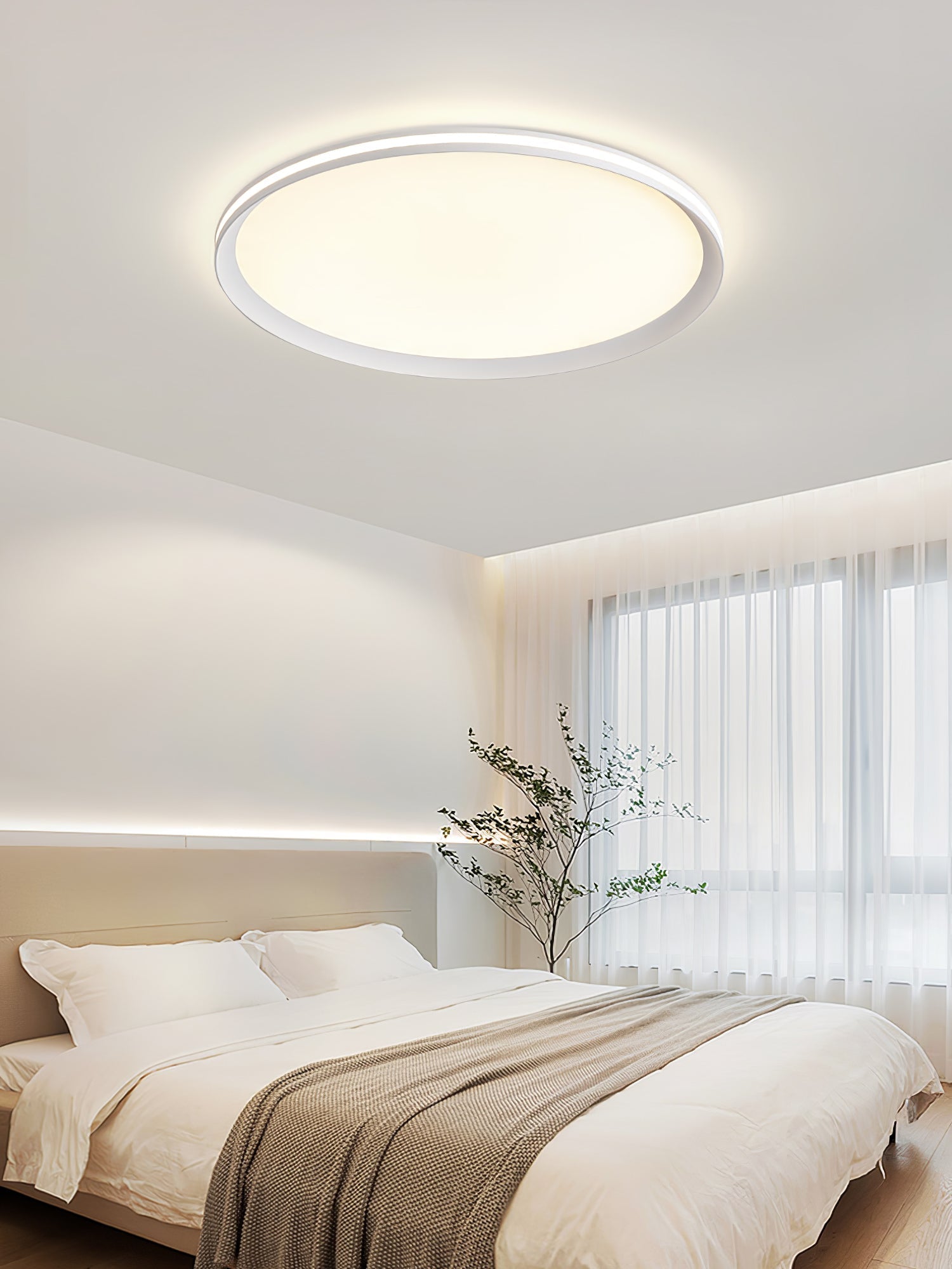 Acrylic Circular LED Ceiling Light by FIFTH & BEAM — product view 12