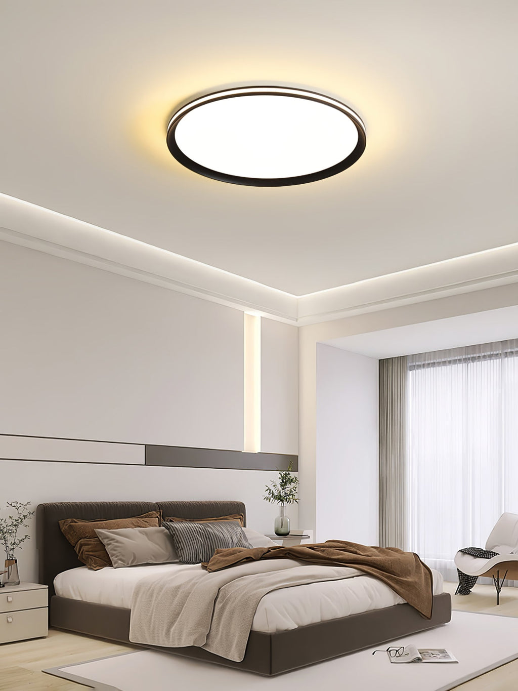 Acrylic Circular LED Ceiling Light by FIFTH & BEAM — product view 46