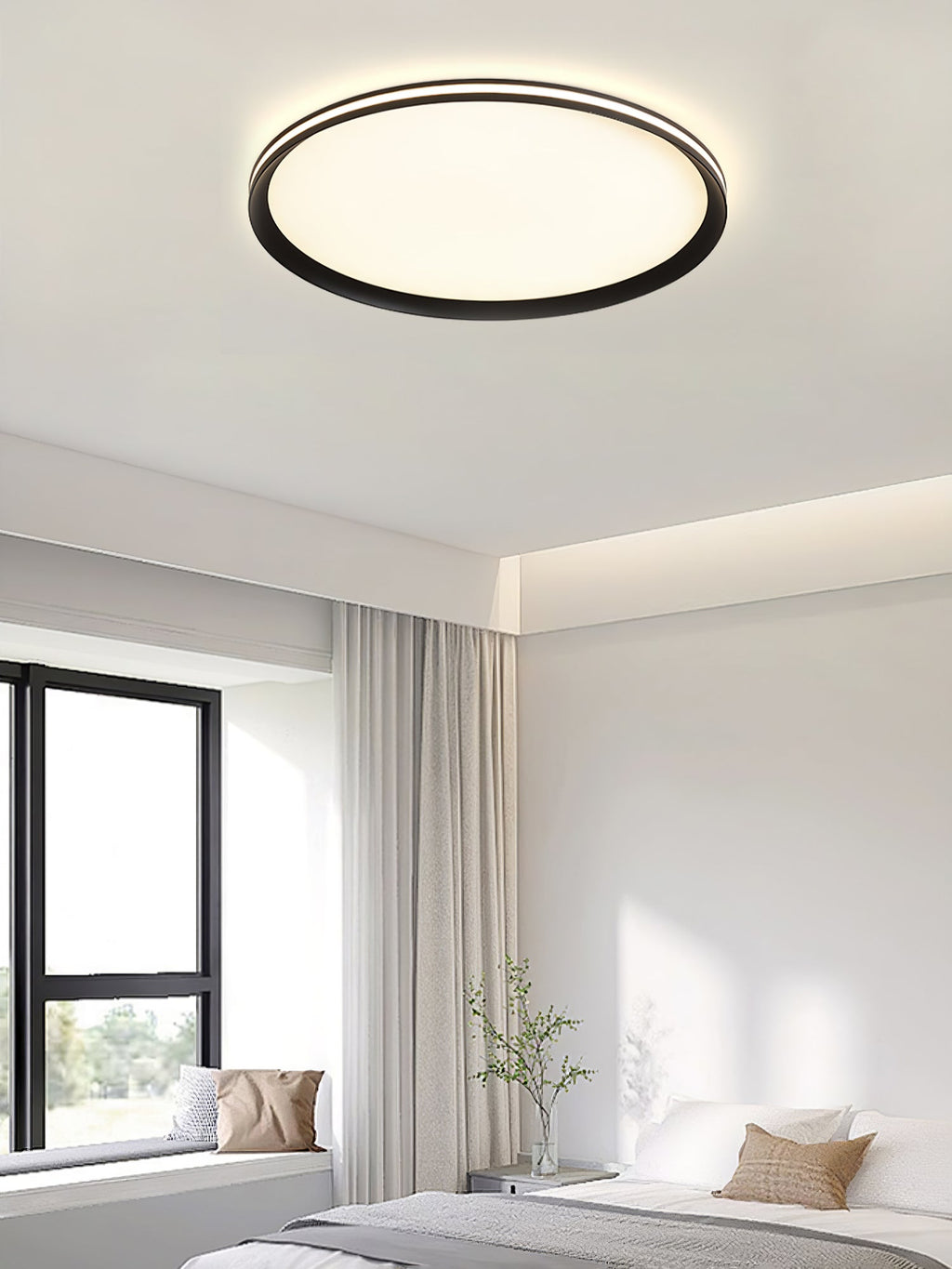 Acrylic Circular LED Ceiling Light by FIFTH & BEAM — product view 7