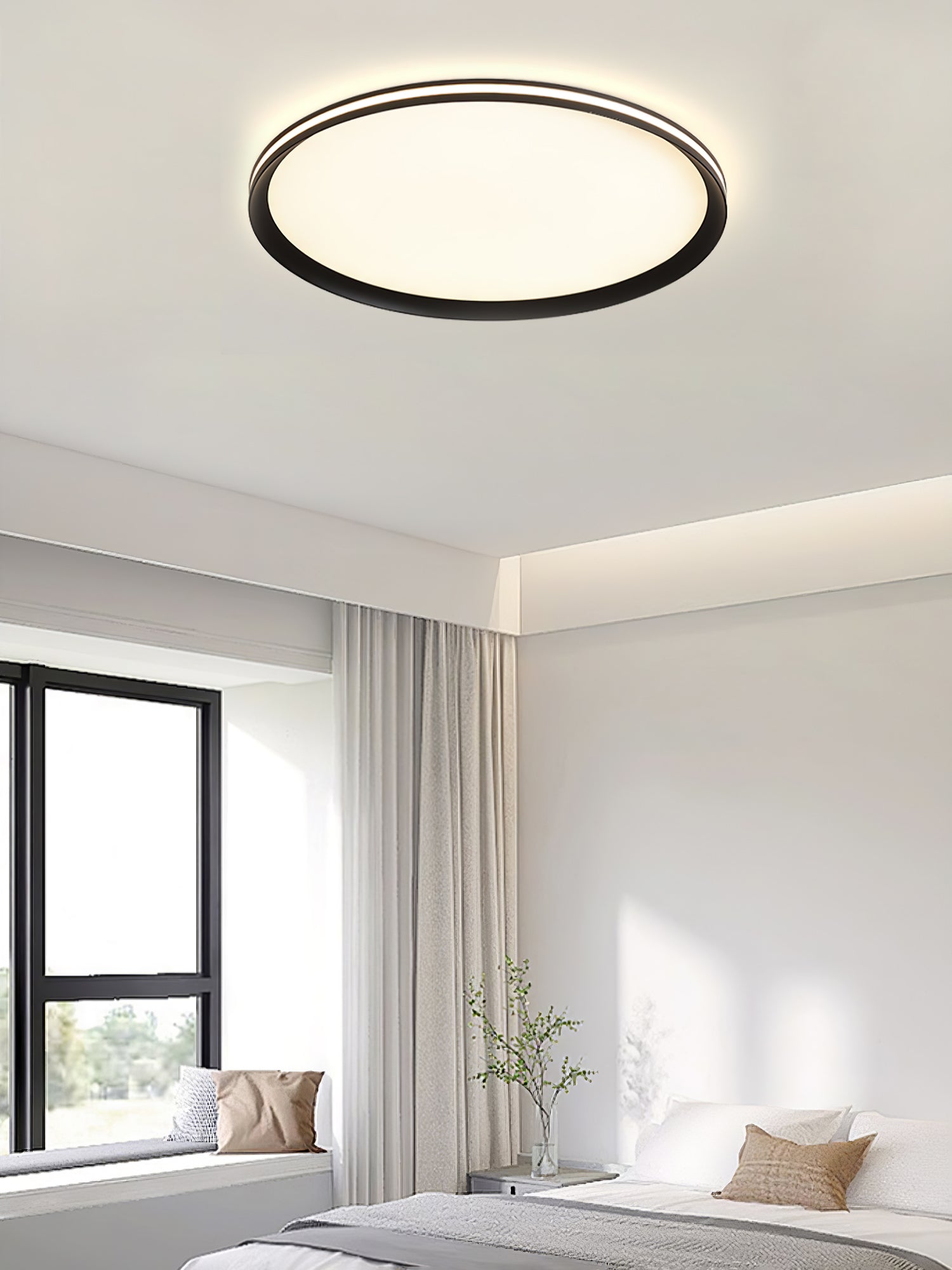 Acrylic Circular LED Ceiling Light by FIFTH & BEAM — product view 7