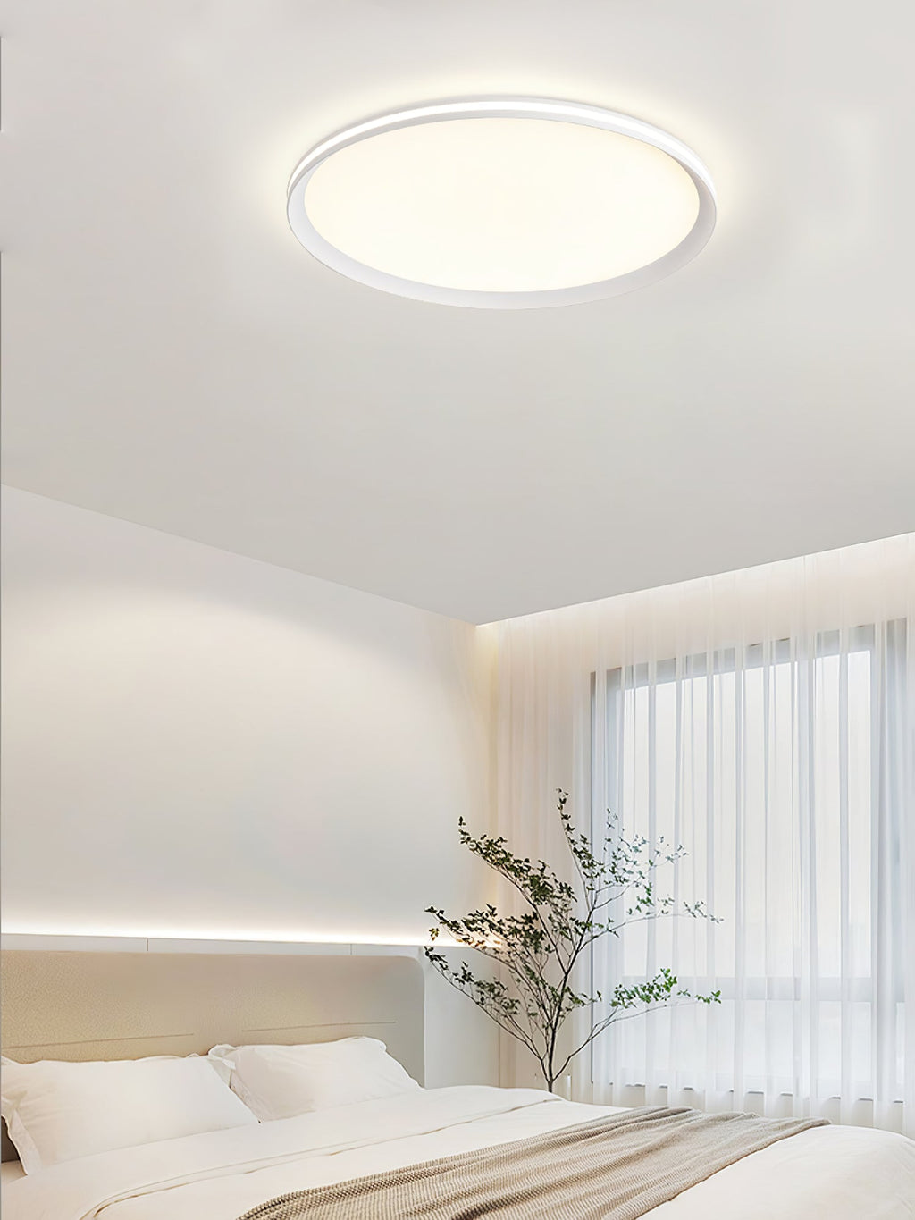 Acrylic Circular LED Ceiling Light by FIFTH & BEAM — product view 11
