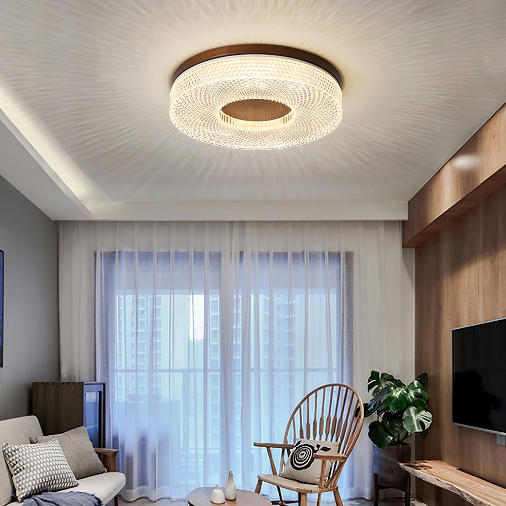 Acrylic Halo Round Ceiling Light by FIFTH & BEAM — product view 9