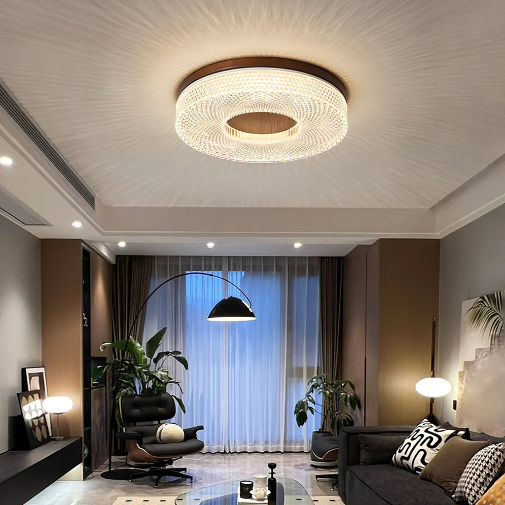 Acrylic Halo Round Ceiling Light by FIFTH & BEAM — product view 10