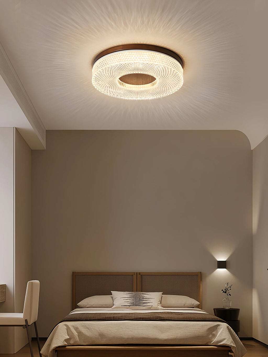 Acrylic Halo Round Ceiling Light by FIFTH & BEAM — product view 12