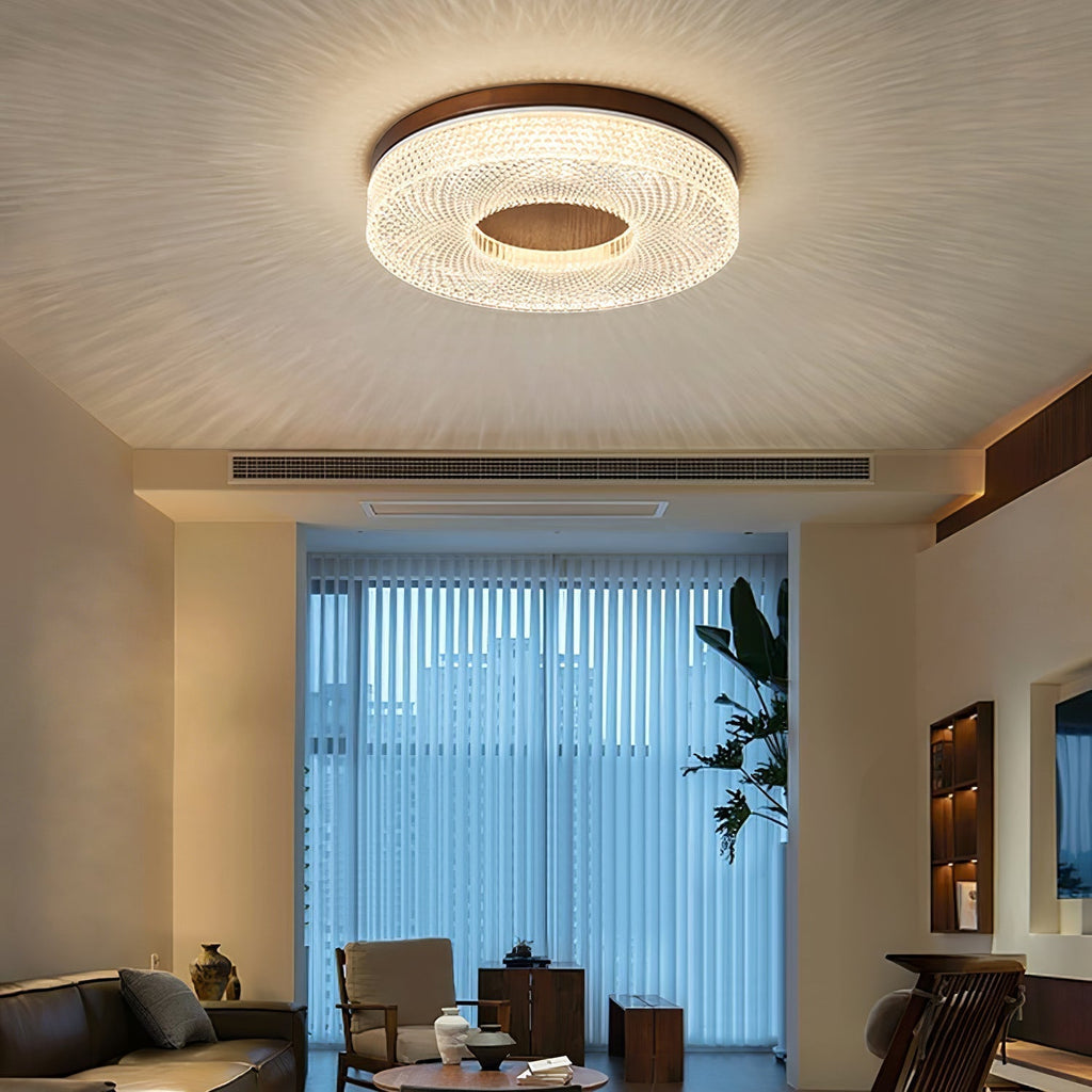 Acrylic Halo Round Ceiling Light by FIFTH & BEAM — product view 2