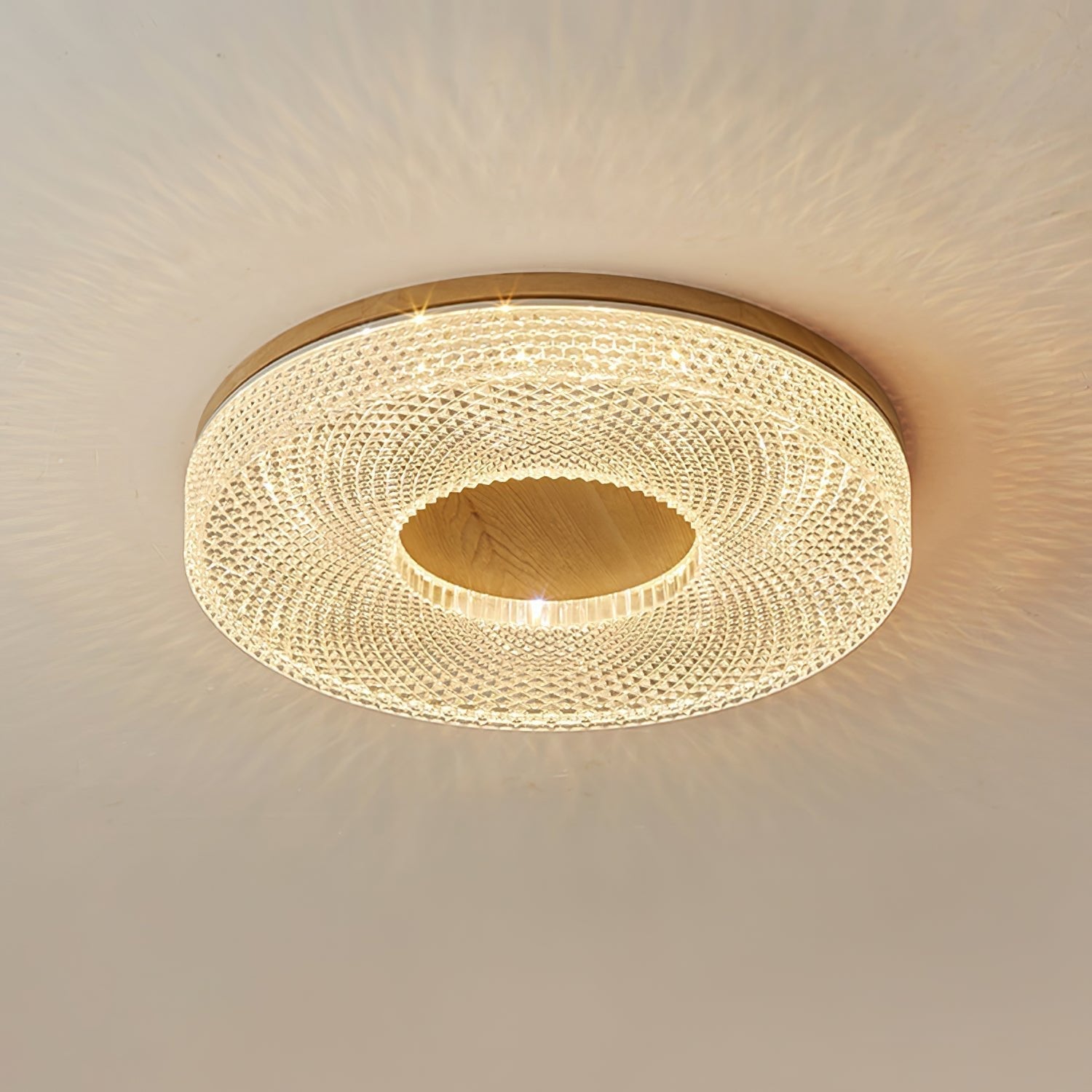 Acrylic Halo Round Ceiling Light by FIFTH & BEAM — product view 8