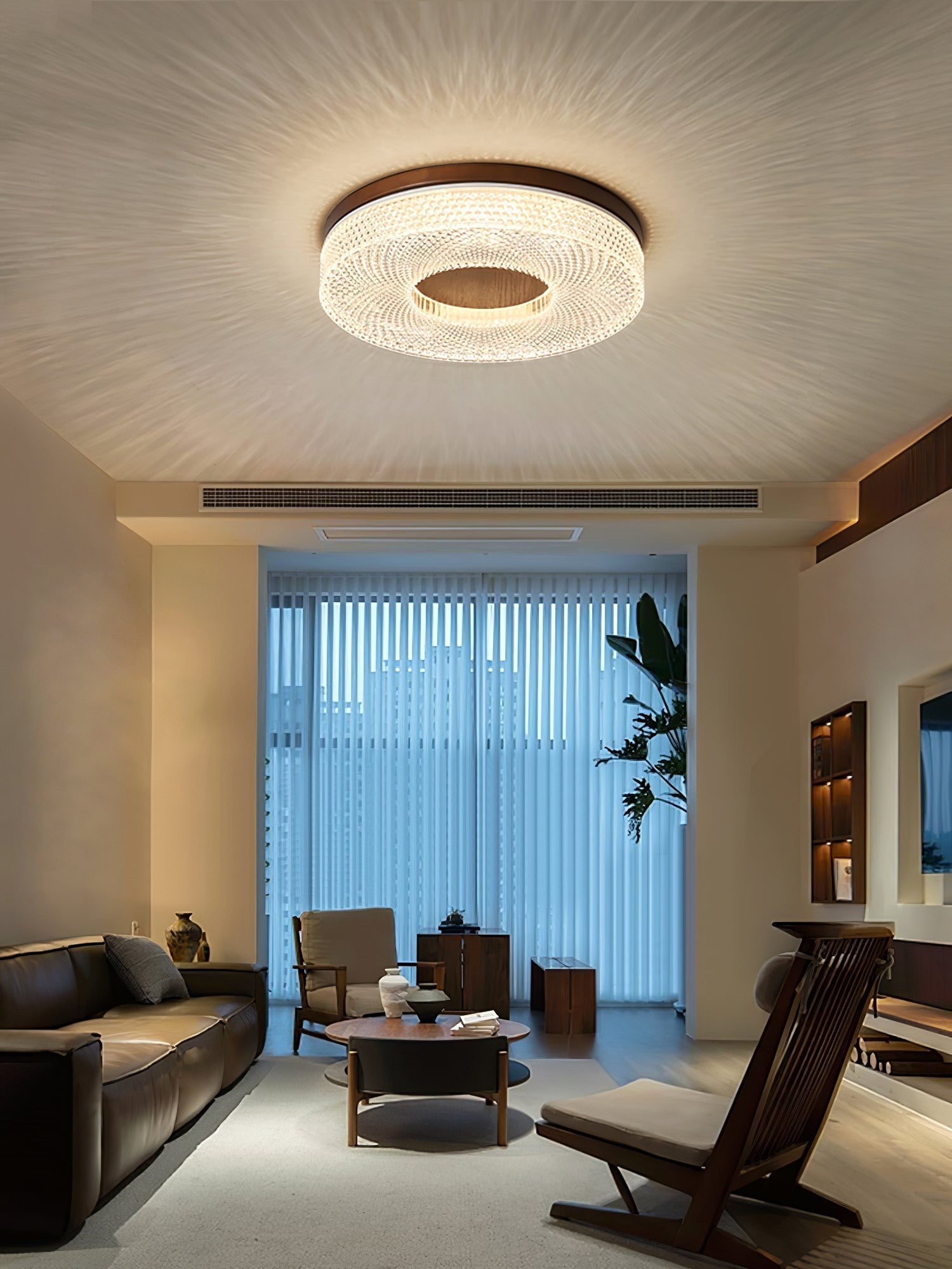 Acrylic Halo Round Ceiling Light by FIFTH & BEAM — product view 17