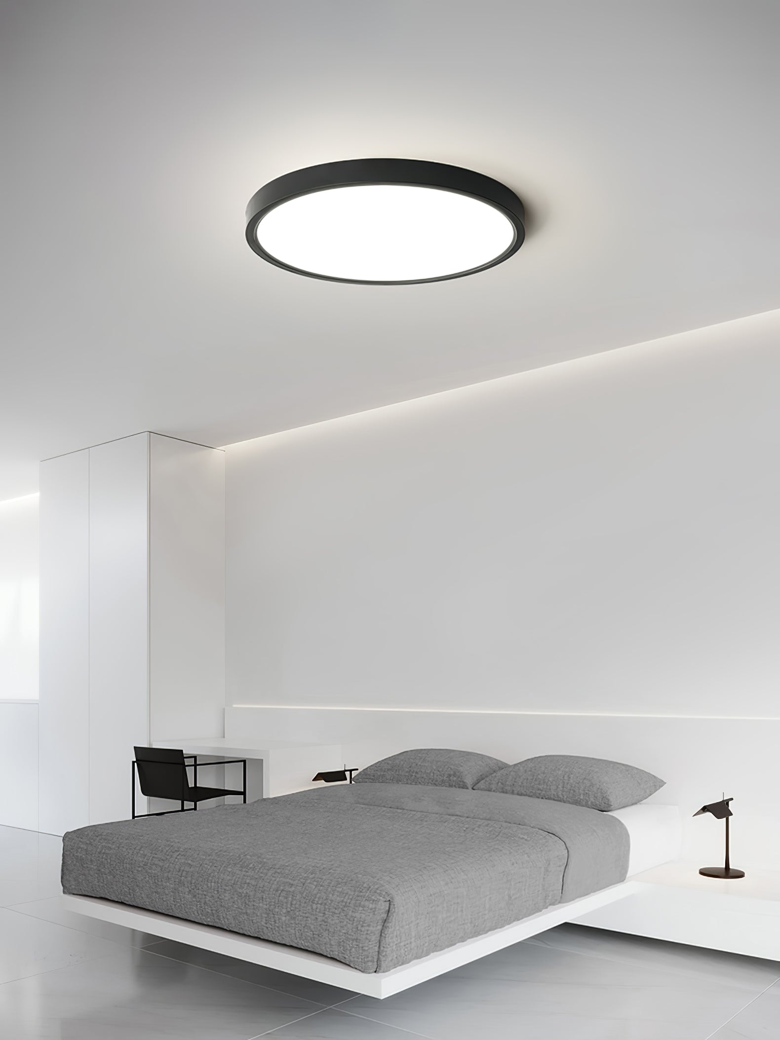 Acrylic Thinnest Round Ceiling Light by FIFTH & BEAM — product view 7