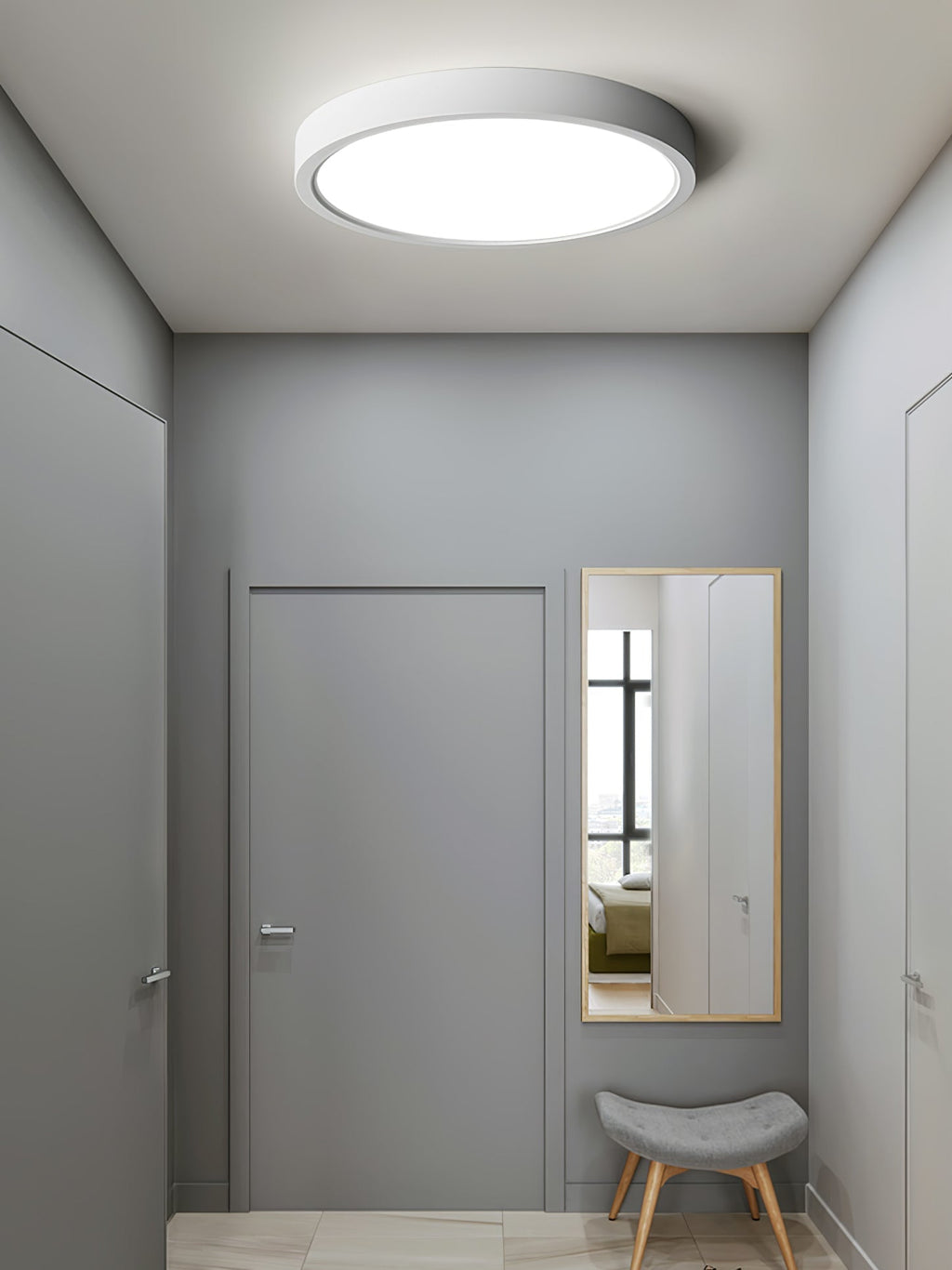 Acrylic Thinnest Round Ceiling Light by FIFTH & BEAM — product view 8