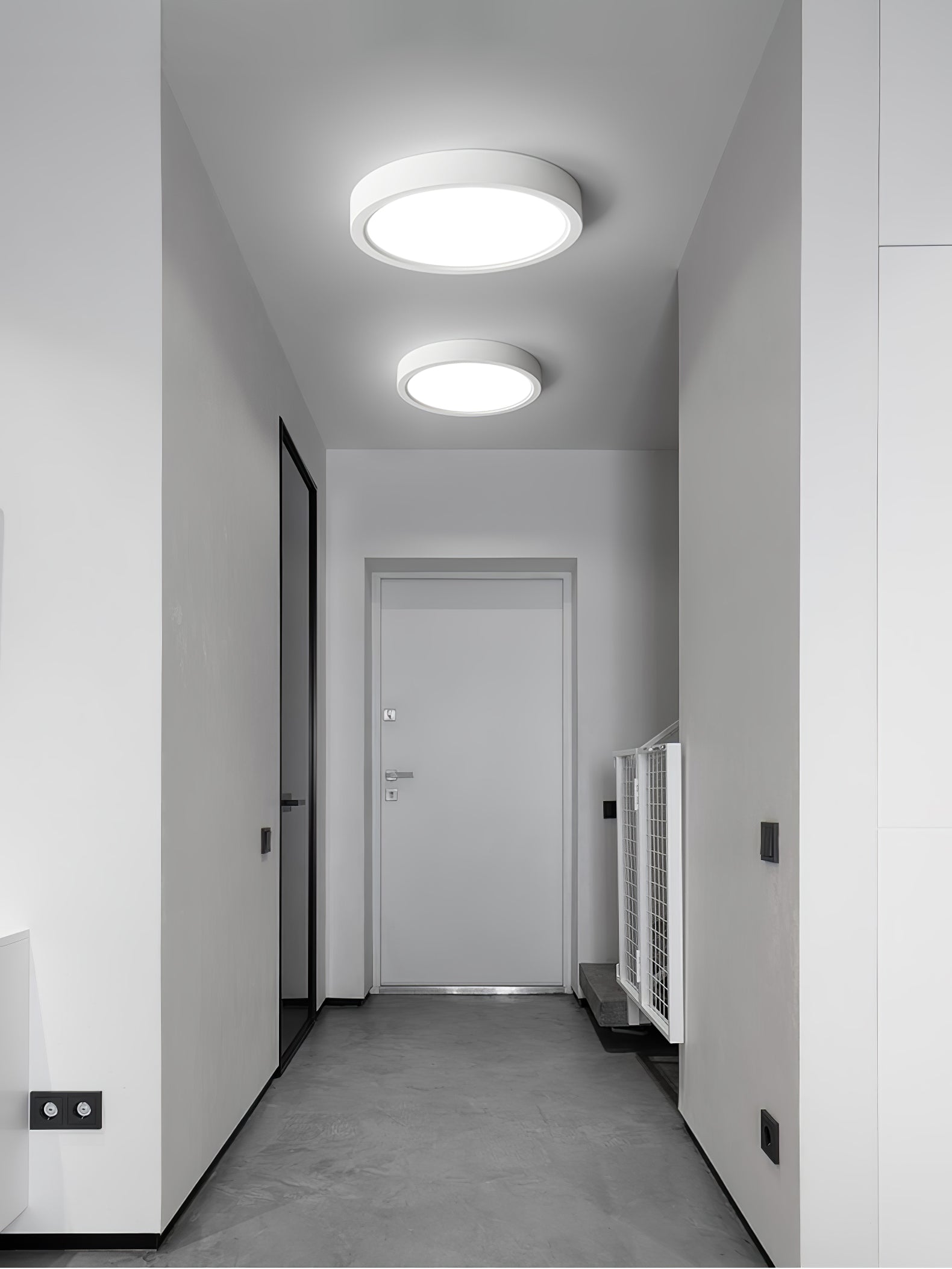Acrylic Thinnest Round Ceiling Light by FIFTH & BEAM — product view 6