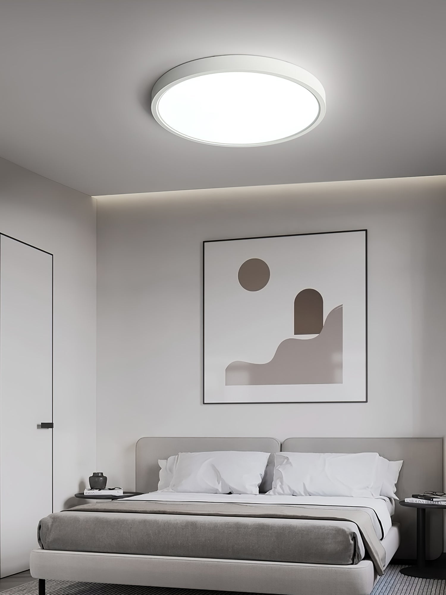 Acrylic Thinnest Round Ceiling Light by FIFTH & BEAM — product view 9