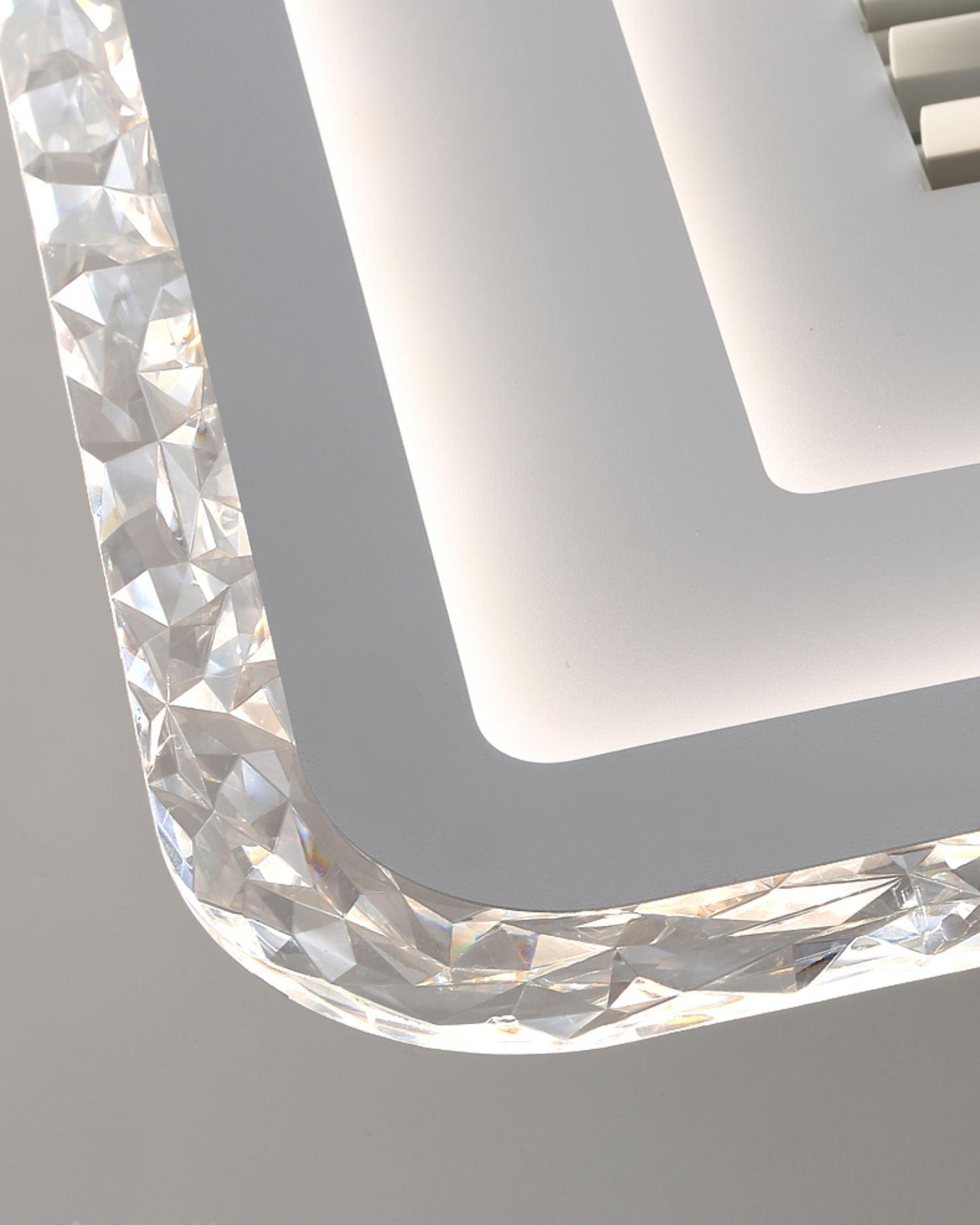 Acrylic Ultrathin Rectangle Ceiling Lamp by FIFTH & BEAM — product view 17
