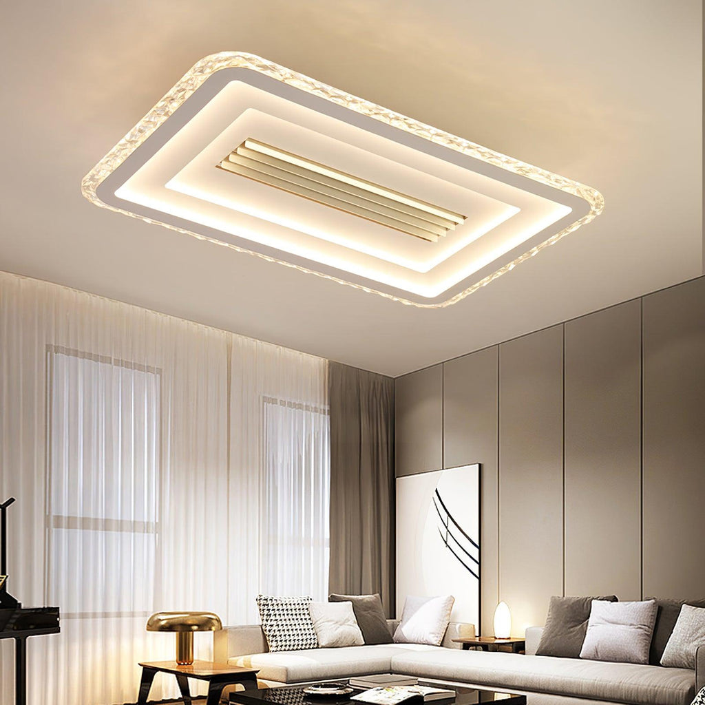 Acrylic Ultrathin Rectangle Ceiling Lamp by FIFTH & BEAM — product view 3