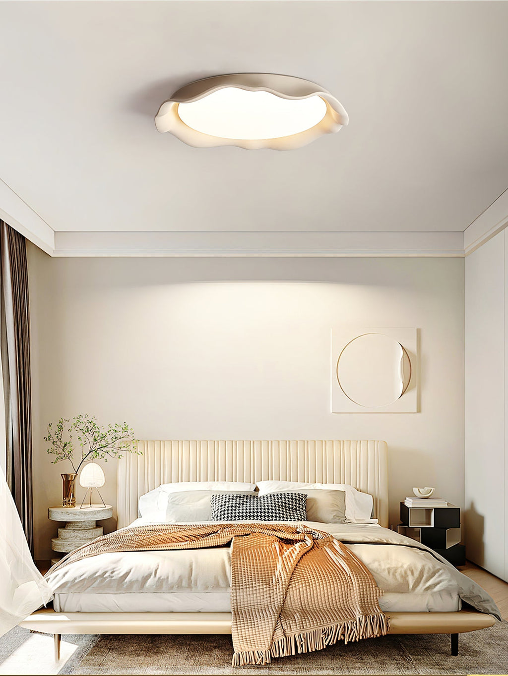 Aera Microcement Ceiling Light by FIFTH & BEAM — product view 7