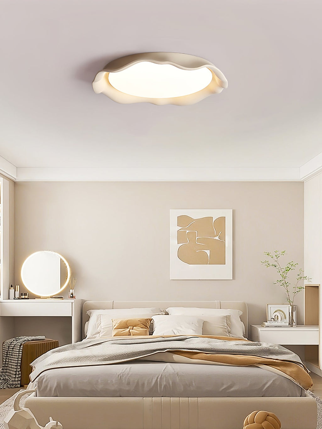 Aera Microcement Ceiling Light by FIFTH & BEAM — product view 8