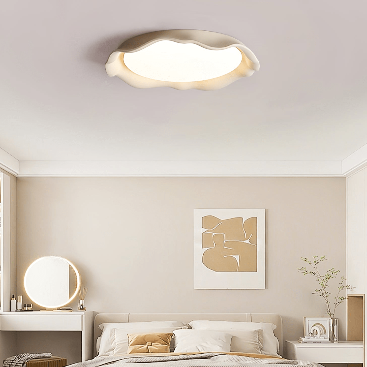 Aera Microcement Ceiling Light by FIFTH & BEAM — product view 11