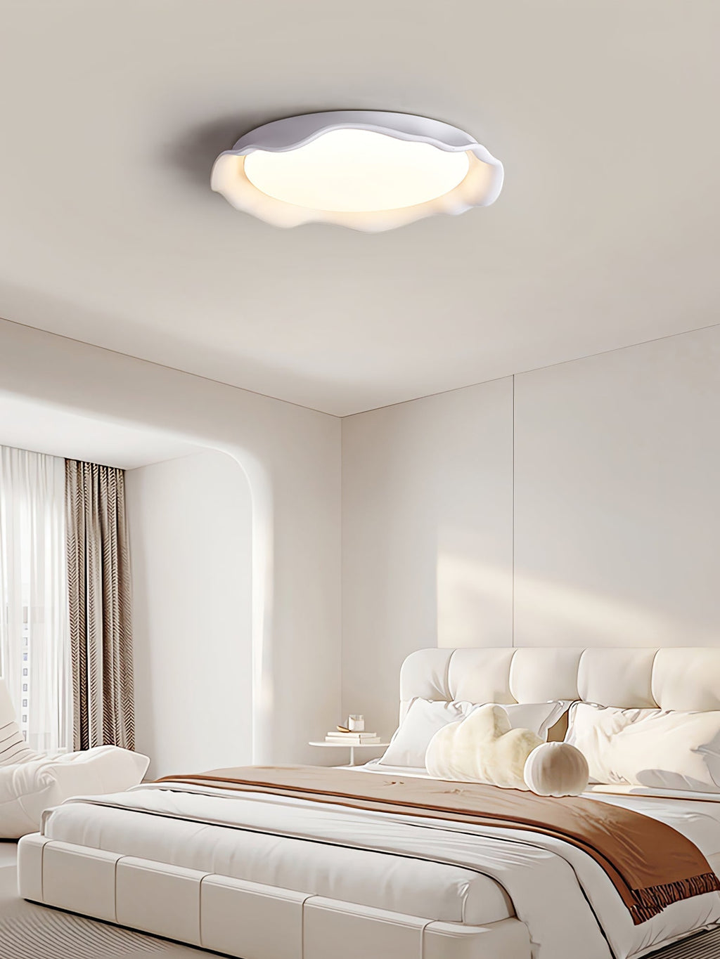 Aera Microcement Ceiling Light by FIFTH & BEAM — product view 9