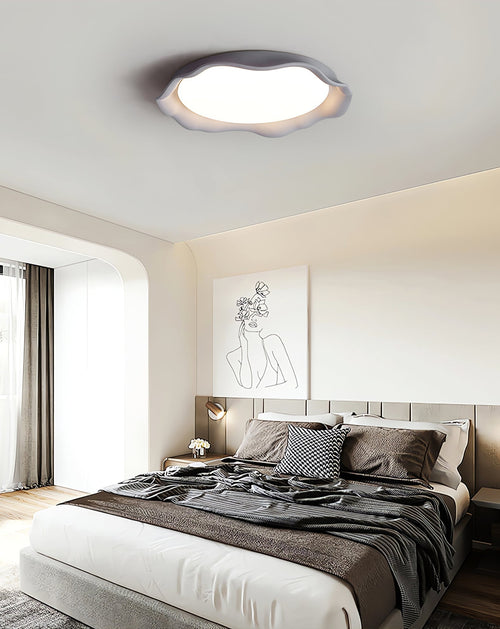 Aera Microcement Ceiling Light by FIFTH & BEAM — product view 2