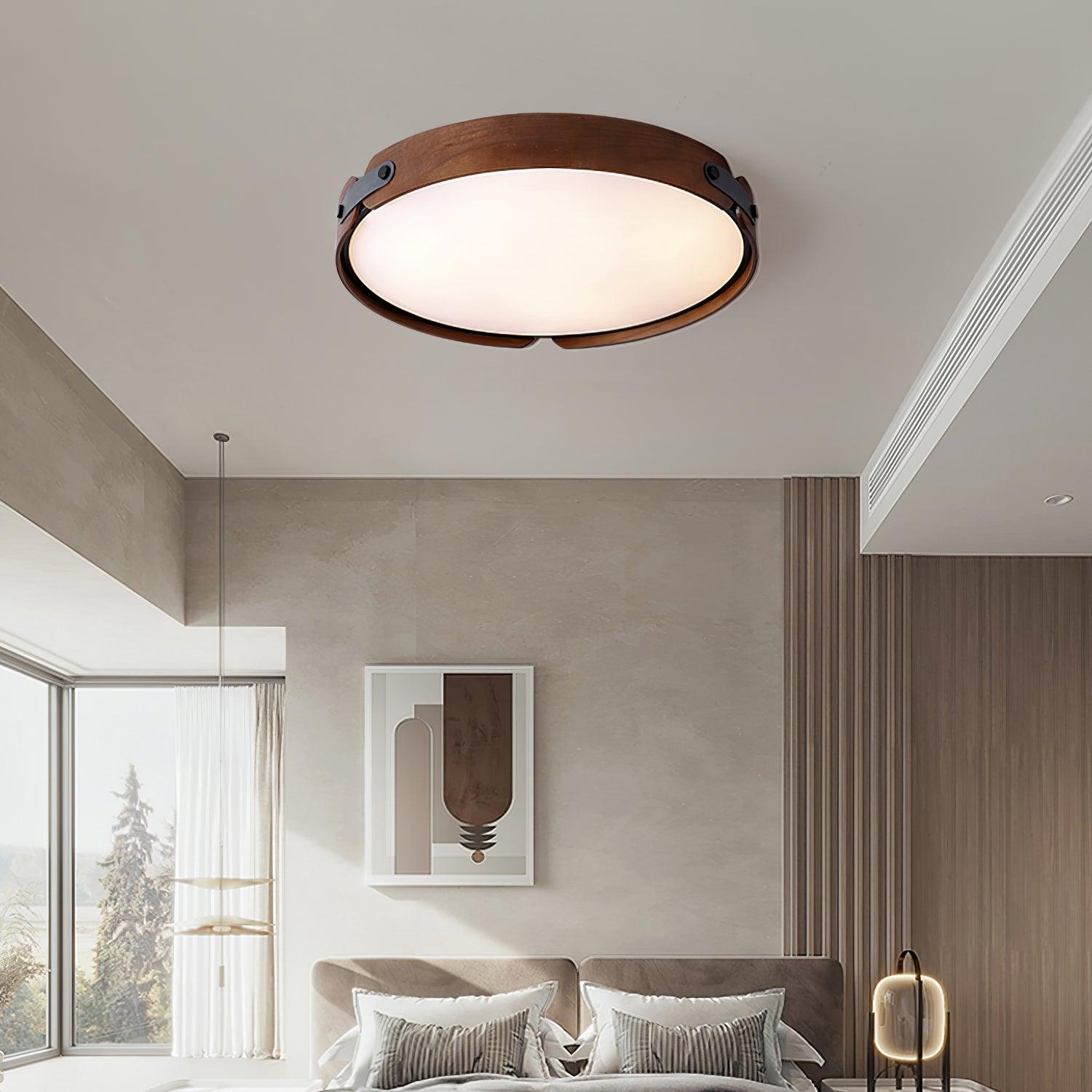 Aiwen Wood Ceiling Light by FIFTH & BEAM — product view 3