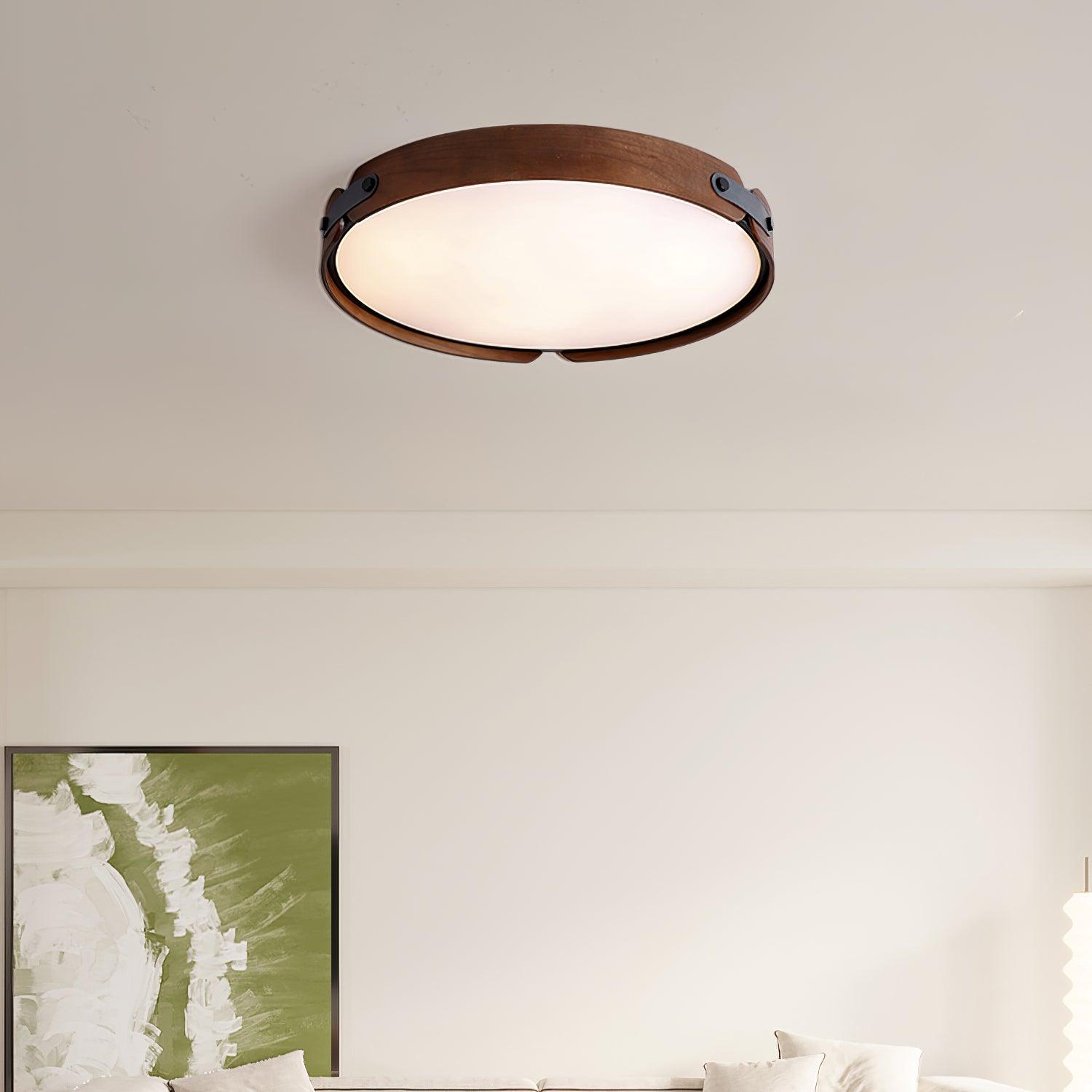 Aiwen Wood Ceiling Light by FIFTH & BEAM — product view 4