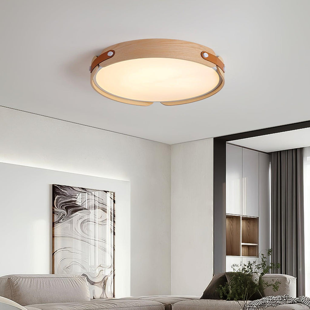Aiwen Wood Ceiling Light by FIFTH & BEAM — product view 2