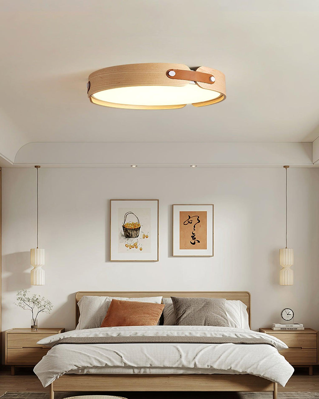 Aiwen Wood Ceiling Light by FIFTH & BEAM — product view 7